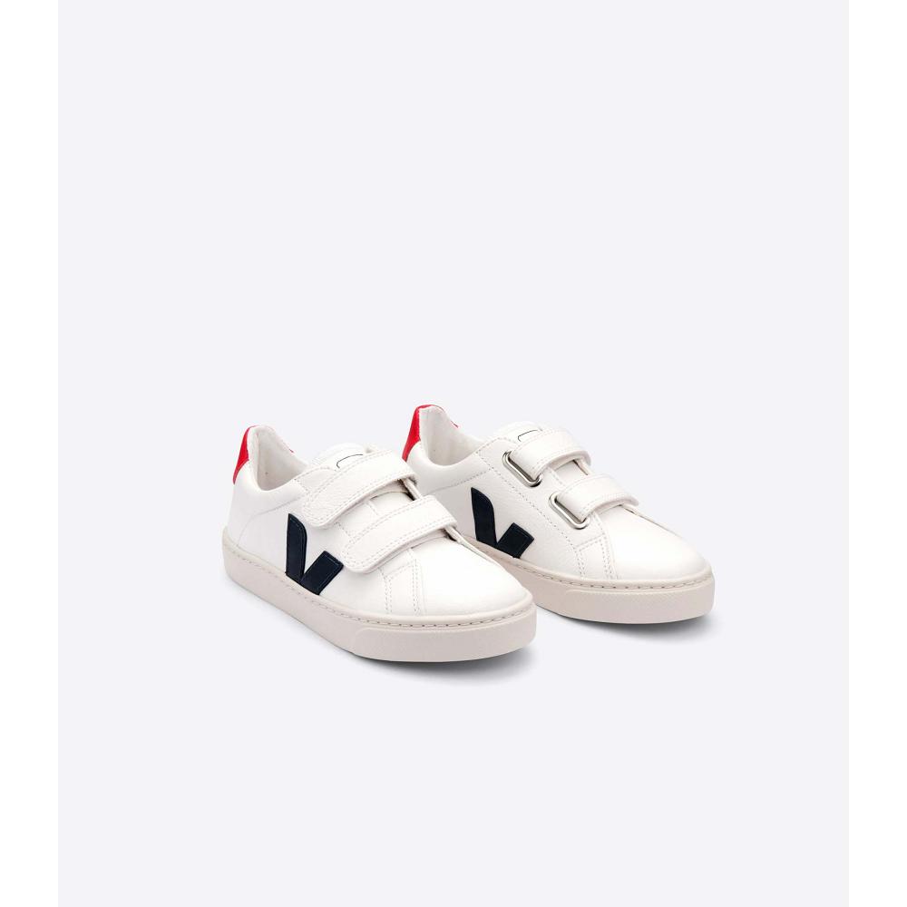 Veja ESPLAR CHROMEFREE Schoenen Kinderen White/Blue | NL 729SGL